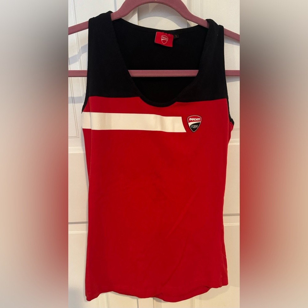 Ducati women’s tank. Gently worn.